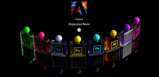 设计师为Adobe设计了一套香水,喷了PS款会自带美颜滤镜吗?