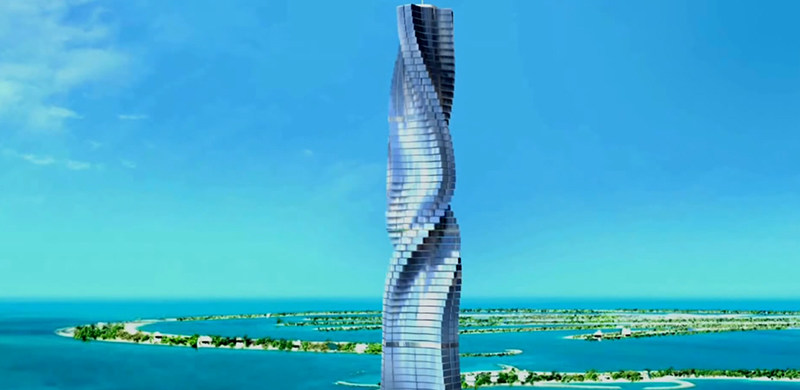 迪拜360度旋转摩天大楼2020年完工，一不留神就去了别人家