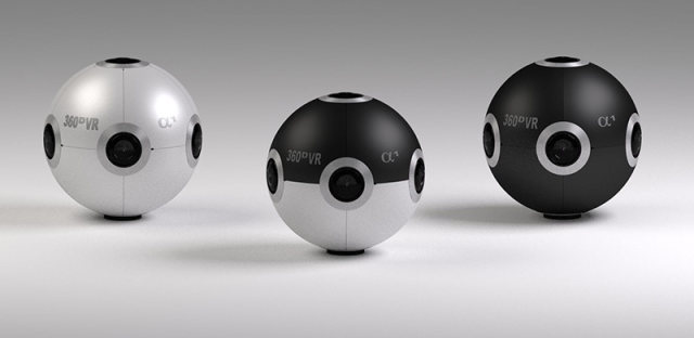 360DVR全景相机：配备7个广角镜头，轻松拍摄影视级VR视频