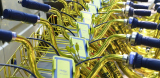 “颜值与功能并重”,海尔土豪金共享单车是要致敬圣斗士?