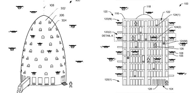 城市中心的高空仓库：亚马逊无人机“蜂巢”要抢快递小哥饭碗！