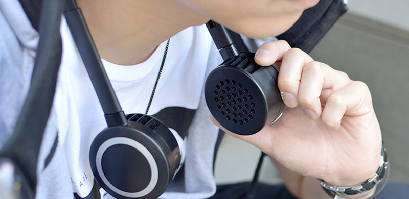 冒充耳机的小风扇：日本Thanko耳机风扇悄悄带来清凉一夏！