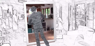 瞬间穿越“平行空间”,这绝对是我见过最好玩的ARKit Demo