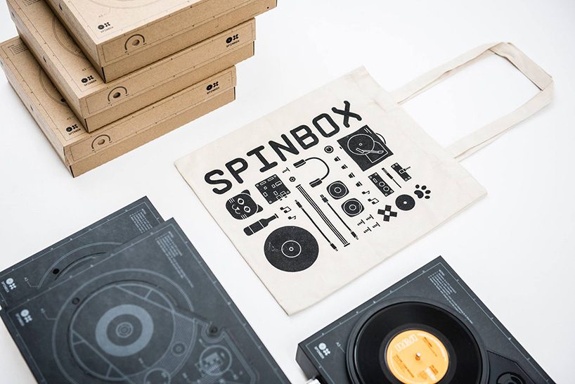 Spinbox黑胶唱片机将时尚和潮流做到了结合