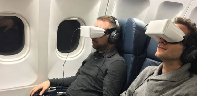 搭着飞机看VR电影，Skylights VR要让枯燥的航班变刺激