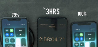 iPhoneX充电速度对比：支持快充，但原装充电器仍是小水管