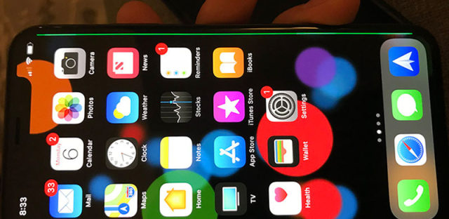 苹果iPhoneX屏幕绿线怎么回事：“一线屏”到底是怎么造成的？