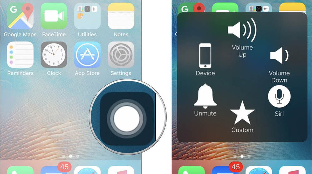 苹果手机屏幕上的圆点如何设置