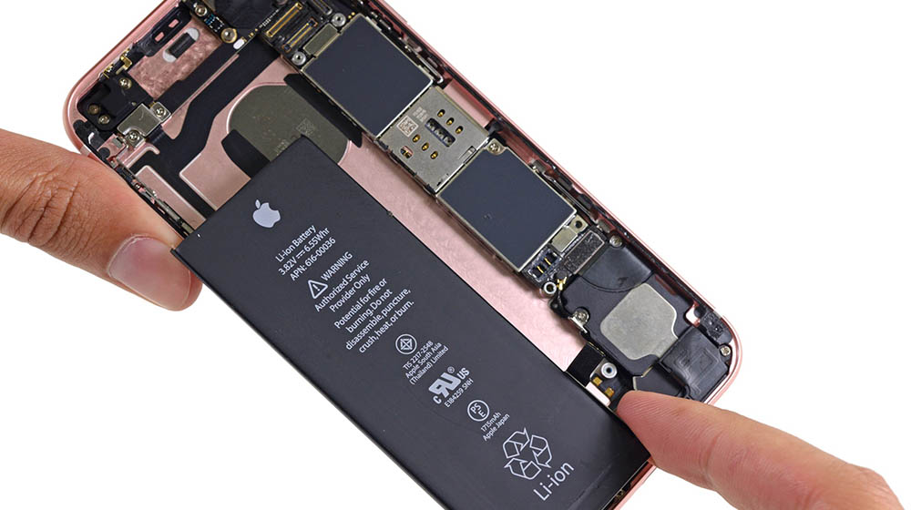 苹果6s更换电池