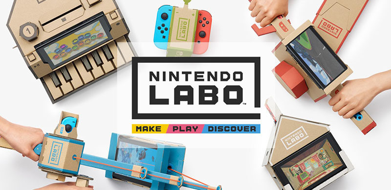 switch新玩法Nintendo Labo公布，你儿时的梦想由任天堂来唤醒