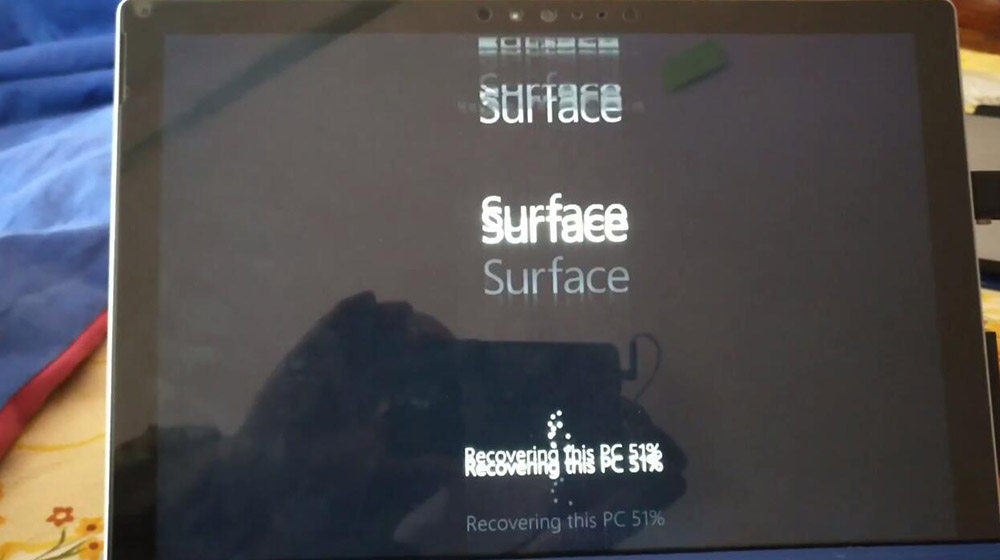 Surface Pro 4闪屏