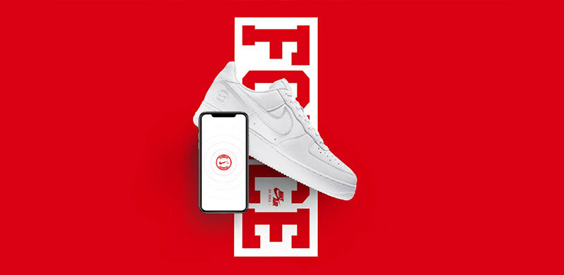 Nike推NFC版空军一号男鞋，手机一刷就能看耐克新款鞋子