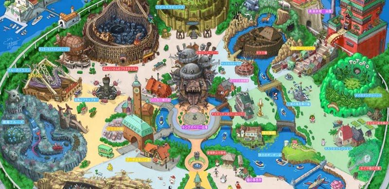 宫崎骏动画主题公园2020年开门迎客，园内设计抢先看