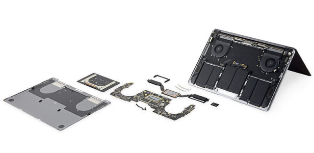 MacBook Pro2018拆解：电池容量提升，维修难度高