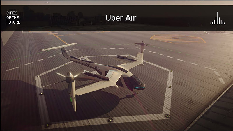 Uber Air飞行汽车图片