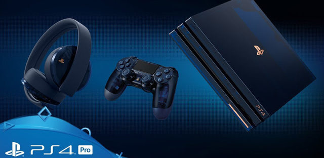 索尼PS4 Pro纪念限定版登场：深蓝色半透明设计，全球限量5万台