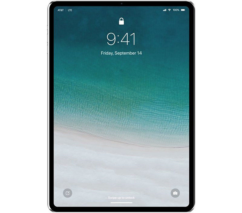 2018全面屏iPad Pro效果图