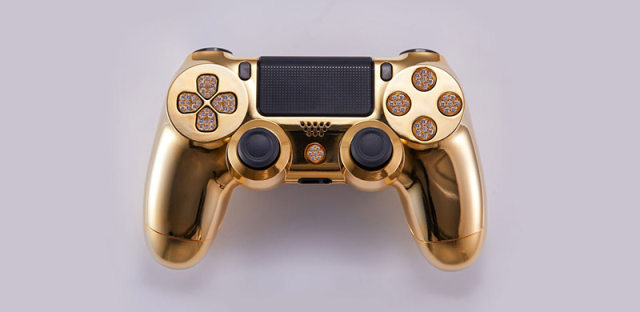 PS4黄金定制版手柄登场：24K镀金打造，价值近10万
