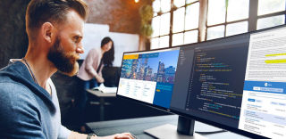 戴尔发布U4919DW QHD分辨率49英寸超宽屏弧面显示器