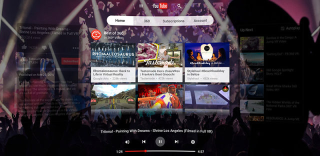 YouTube VR正式登陆Oculus Go，海量VR视频免费看