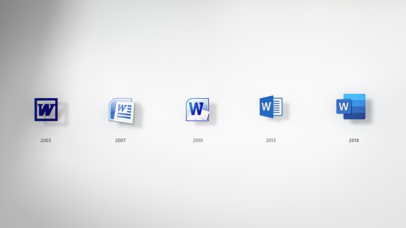 Office Logo 10年进化史
