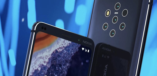 诺基亚Nokia 9 PureView终极曝光，屏下指纹、5摄齐上阵