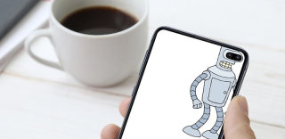 三星S10+官方高清创意壁纸,完美隐藏相机挖孔