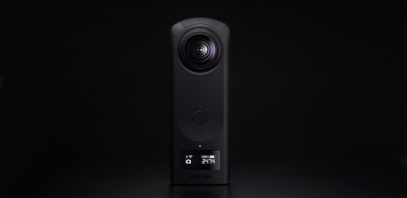 理光Theta Z1全景相机搭载1英寸传感器，带来高画质全景影像