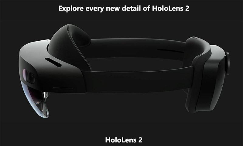 微软AR眼镜HoloLens2