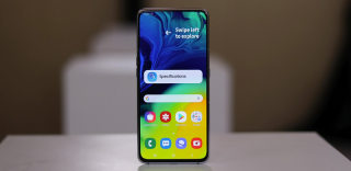 真全面屏中端主打,三星Galaxy A80手机玩镜头升降加翻转