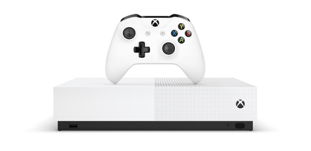 Xbox One S纯数字版只卖250美元，主机游戏门槛再次降低