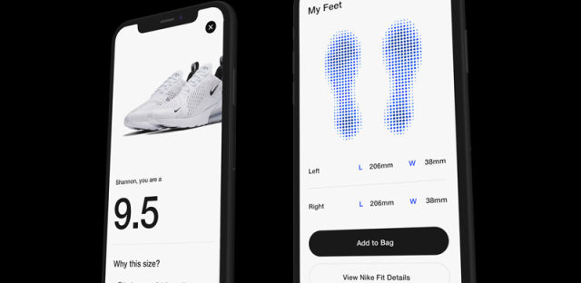 运动鞋买小了怎么办，Nike说不怕我们App有AR量脚功能