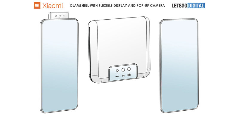 小米折叠屏手机专利曝光，类似Moto Razr的对折方案