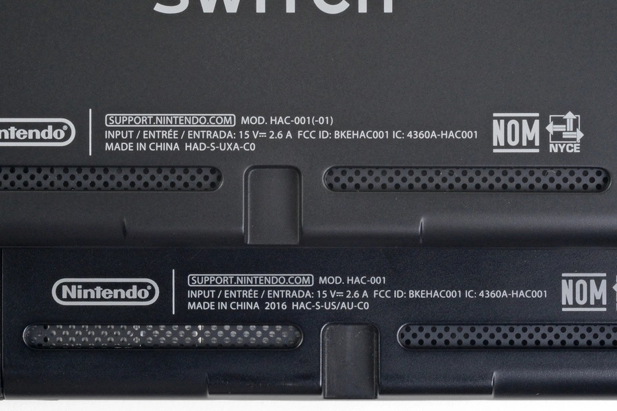 新款switch型号是HAC-001（-01）