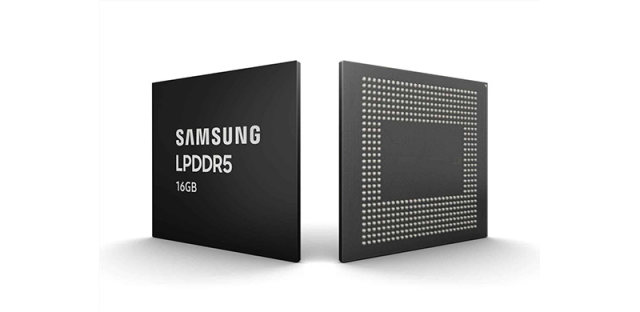 三星量产16GB LPDDR5 DRAM，速度更快功耗更低