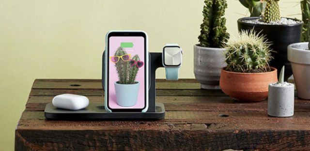 罗技推三合一底座，可同时给iPhone、Apple Watch、AirPods充电