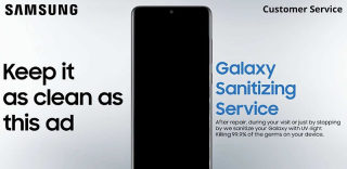 三星推出免费手机消毒服务:使用紫外线消毒,确保不损伤手机