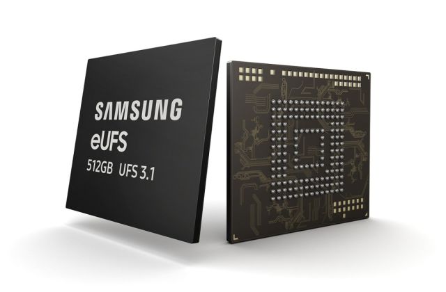 三星量产512GB eUFS 3.1芯片