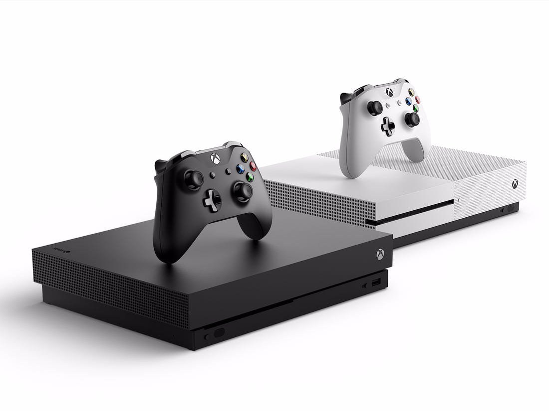 微软Xbox One X和数字版One S