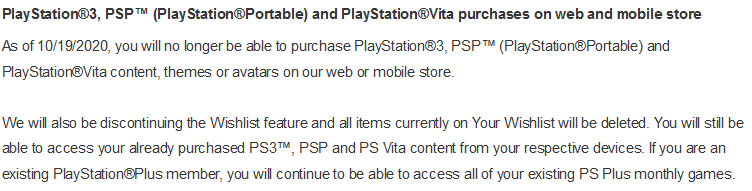 PS Store网页版将简化，取消愿望清单、购买主题等功能