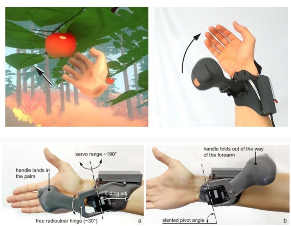 微软开发 VR 触感装置