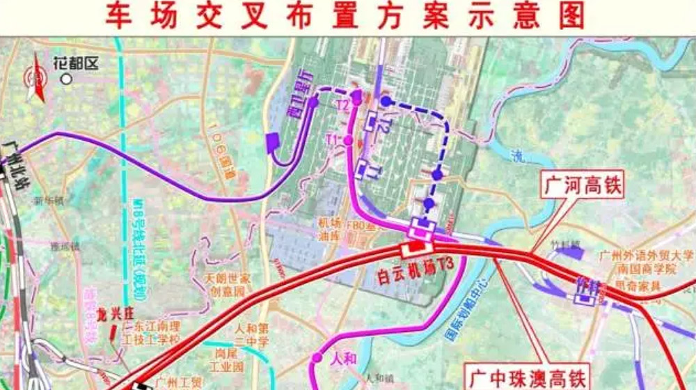 广州地铁22号线规划中，未来白云机场可坐地铁直达深圳