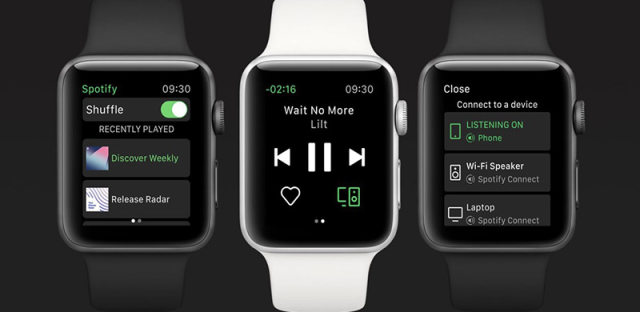 蜂窝网络版Apple Watch用户福音，Spotify现已支持独立运行