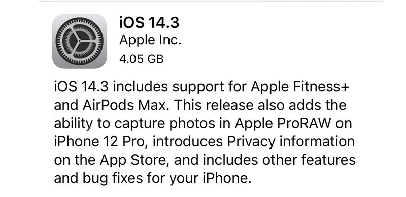 iOS14.3更新了什么？正式版更新内容大全