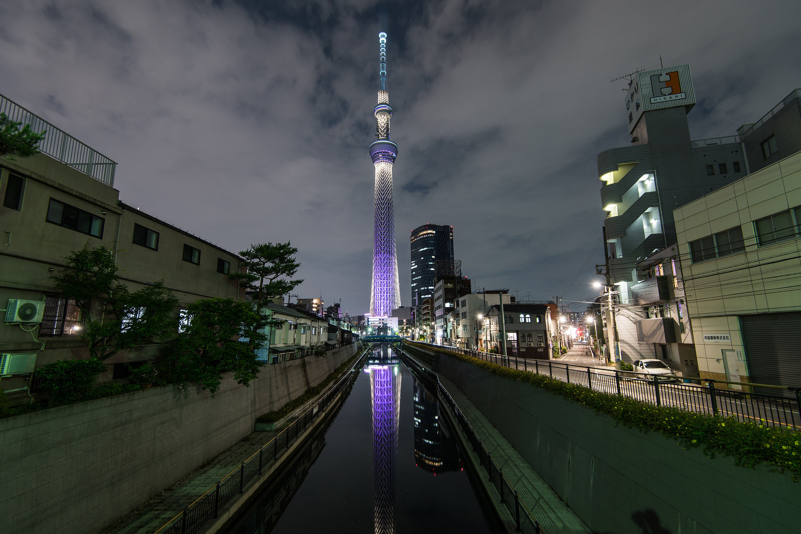 东京天空树夜景图片